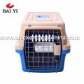 Colorful PP Material American style flight cage transport pet cage